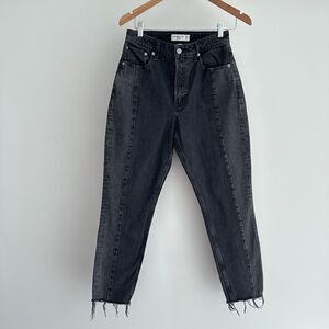 Abercrombie & Fitch Jeans Womens 28 6R The Mom High Rise Curve Love Two Toned